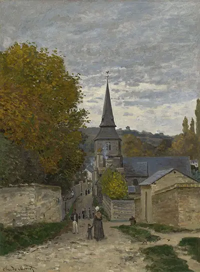 Street in Sainte-Adresse Claude Monet